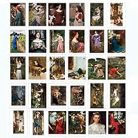 Amazon | HOSTEESSCHOICE ビンテージアートポストカード 30枚セット